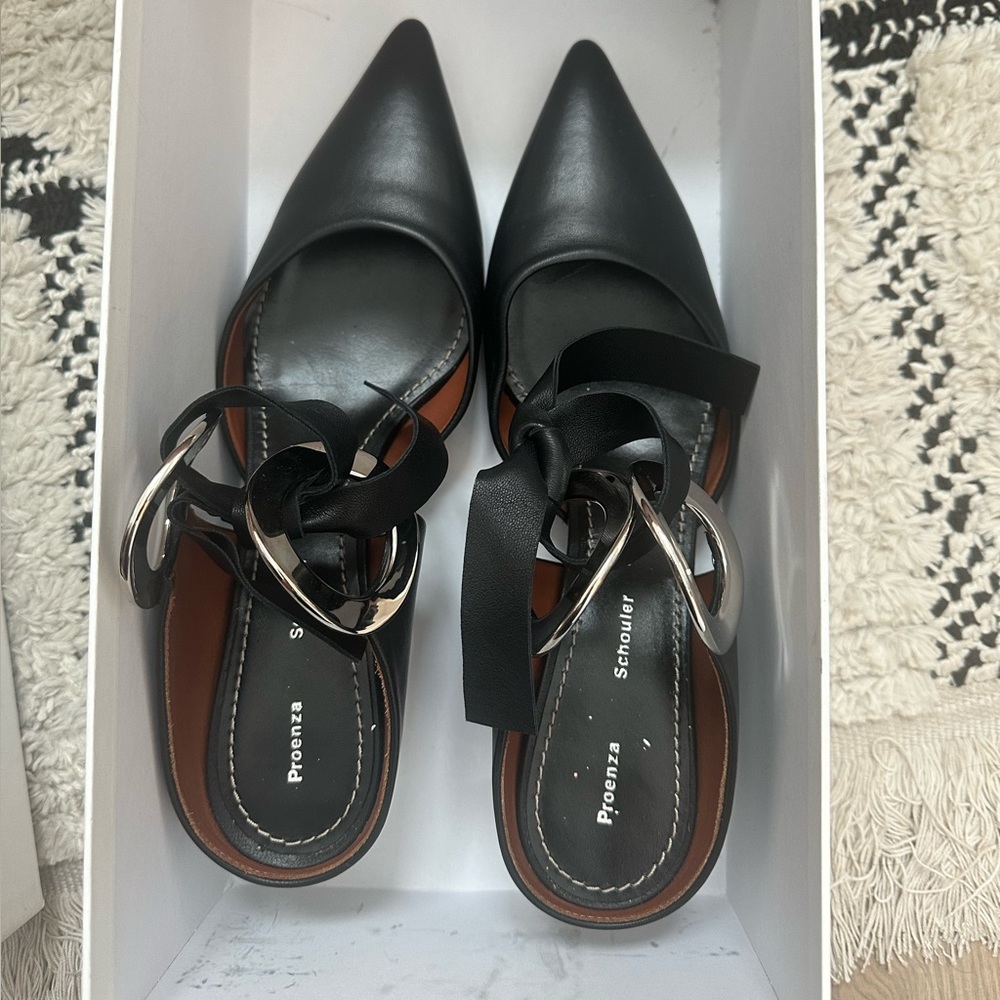 Proenza Schouler Lamb Rings Mules